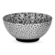 Daisy Black Porcelain Bowl 20 cm