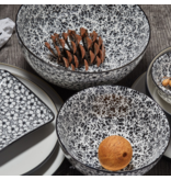 Brilliant Bol en porcelaine Daisy Noir 20 cm