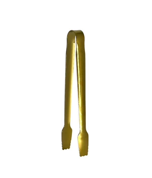 Natural Living Natural Living 5" Gold Serving Tongs