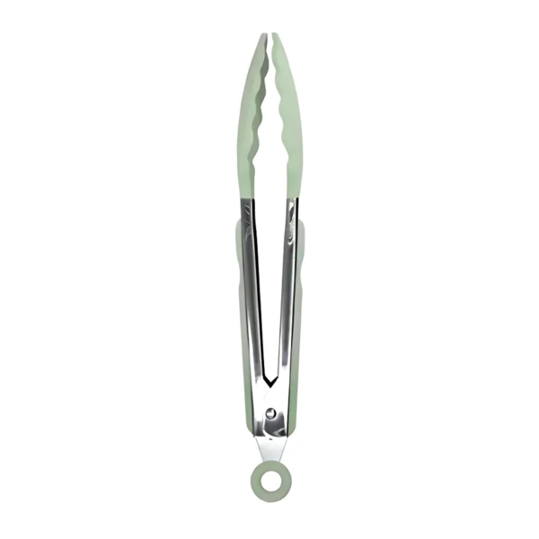 Natural Living Sage Silicone Locking Tongs 27 cm