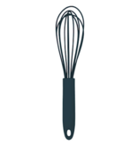 Danesco Fouet en silicone bleu 24 cm