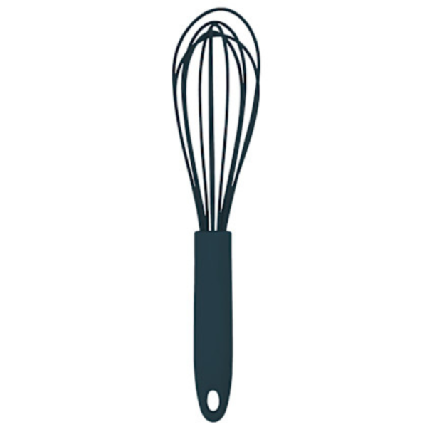 Blue Silicone Whisk 24 cm