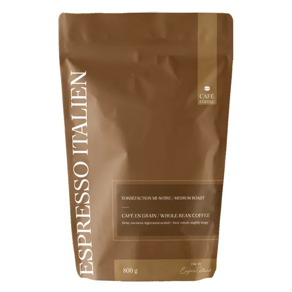 Café en grains Espresso Italien 800g - Eugène Allard