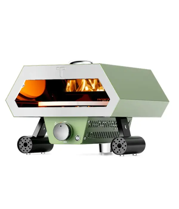 Turpone Ronzio Green Pizza Oven with 12" Pizza Peel