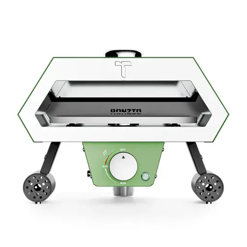 Turpone Ronzio Green Pizza Oven with 12" Pizza Peel