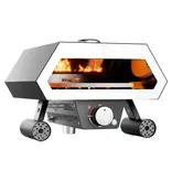 Four à pizza Ronzio noir avec pelle à pizza 12 po - Turpone