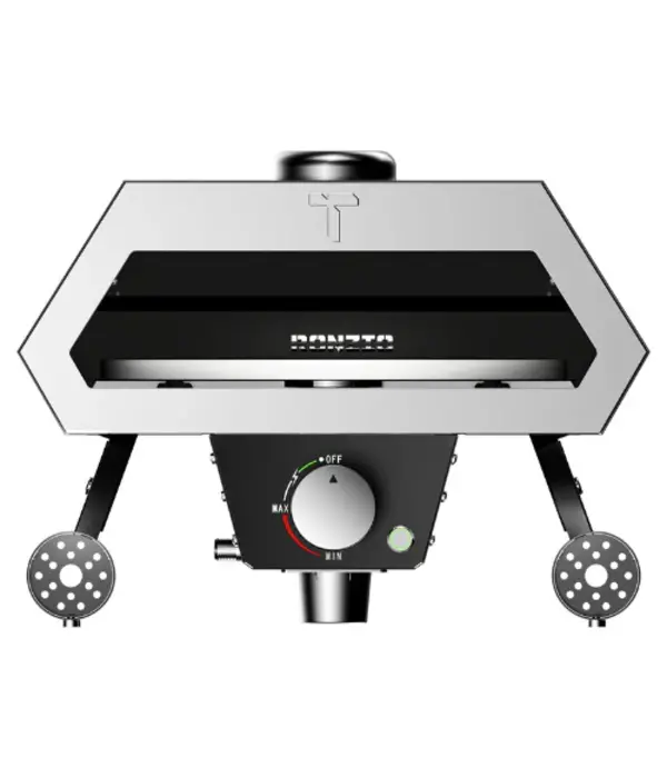 Turpone Ronzio Black Pizza Oven with 12" Pizza Peel