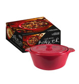 Gourmet du Village Gourmet du Village Red Ceramic Brie Baker
