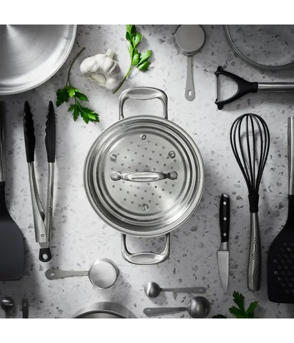 Cuisine::Pro Panier à étuver universel avec couvercle 7" iconiX - Cuisine::pro®