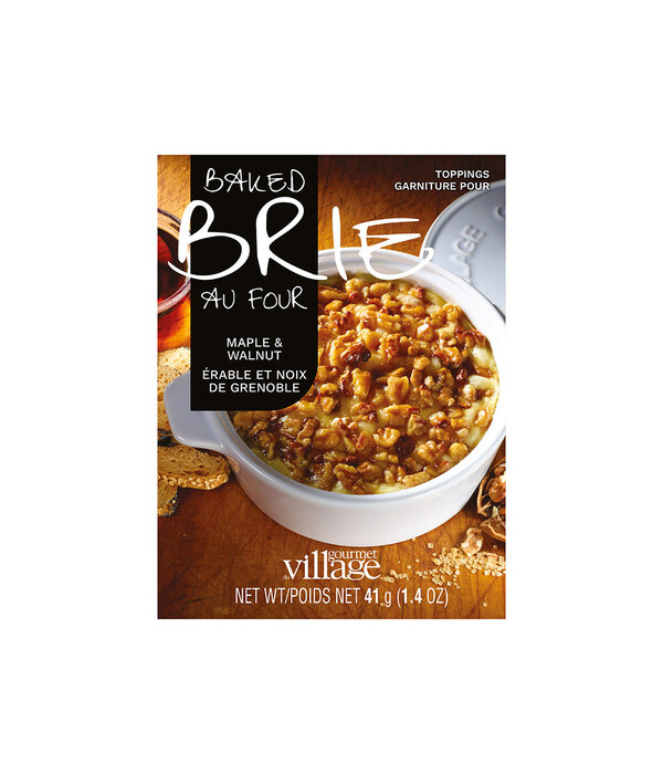 Gourmet du Village Mélange pour brie Érable et noix de Grenoble 41g de Gourmet du Village