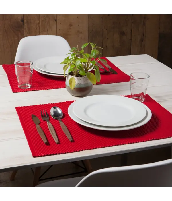 Now Designs Now Designs Rectangular Red Placemat
