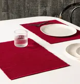 Now Designs Napperon rectangulaire rouge foncé - Now Designs