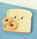 Danica Yellow Toast-Shaped Plate
