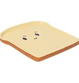 Assiette en forme de toast jaune - Danica