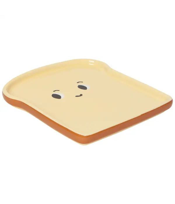 Danica Yellow Toast-Shaped Plate