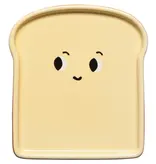 Danica Yellow Toast-Shaped Plate