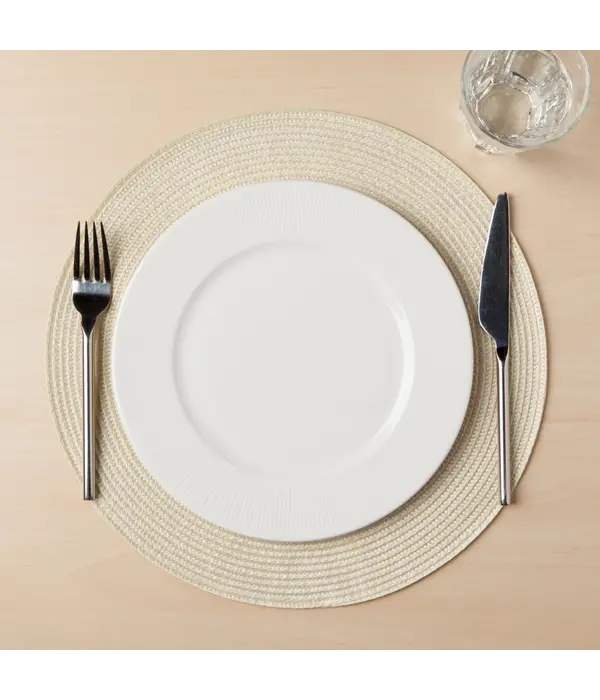 Now Designs Now Designs Round Disko Placemat Beige