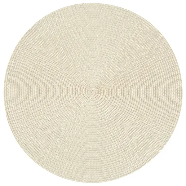 Now Designs Round Disko Placemat Beige