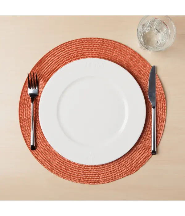 Now Designs Now Designs Round Disko Placemat Rust