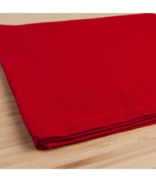 Now Designs Ensemble de 4 serviettes de table Rouge – Now Designs