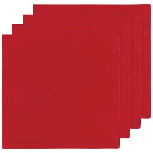 Now Designs Now Designs Set of 4 Red Napkins