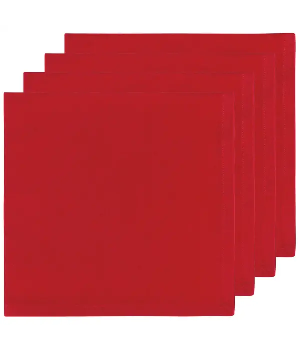 Now Designs Now Designs Set of 4 Red Napkins