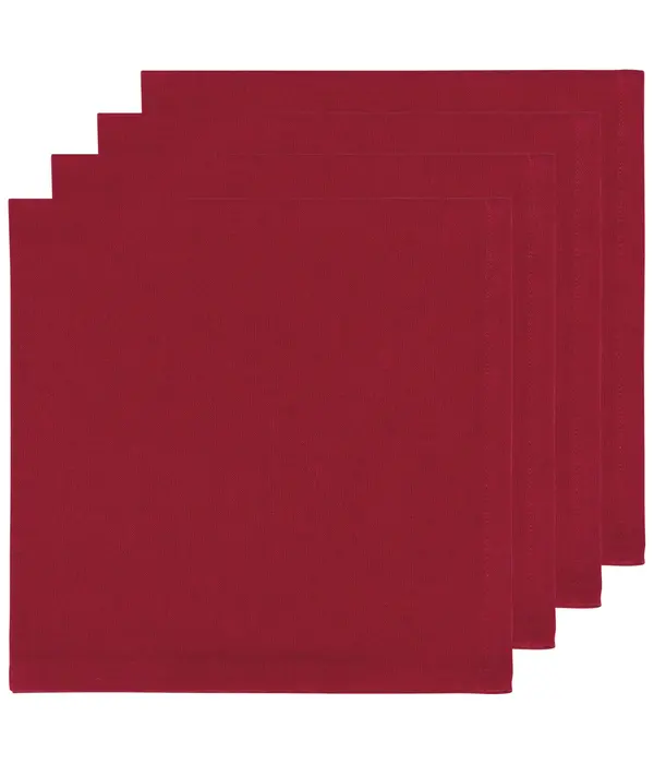 Now Designs Now Designs Set of 4 Red Napkins