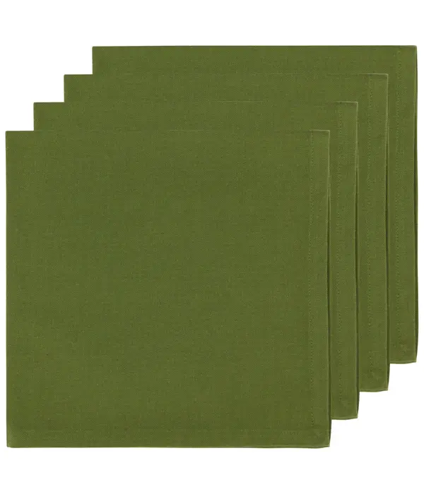 Now Designs Ensemble de 4 serviettes de table Vert Sapin – Now Designs
