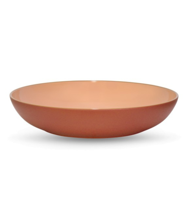 Bol de service en céramique rose 28 cm