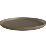 Assiette taupe Club 27.5 cm