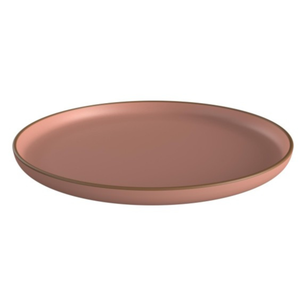 Assiette rose Club 27.5 cm