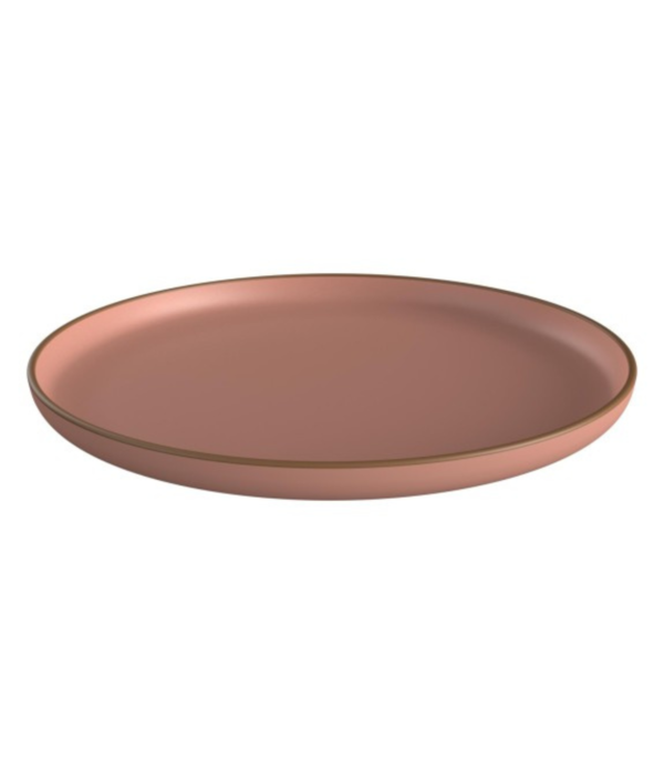 Assiette rose Club 27.5 cm