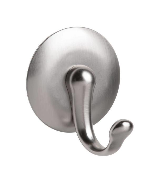 Interdesign InterDesign Affixx York Hook Large Brushed stainless steel