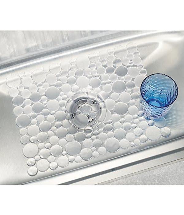 Interdesign InterDesign Bubbli Sink Mat Large Clear