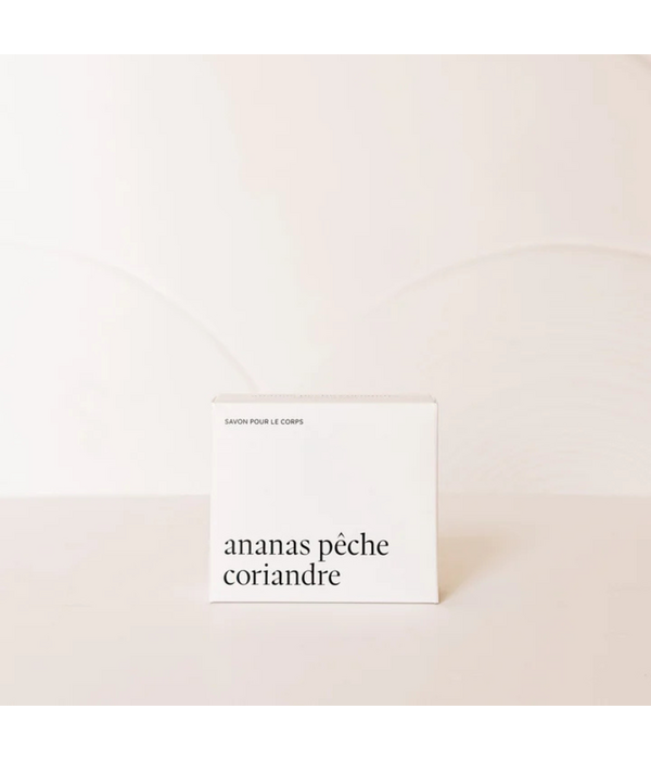 Maree Chandelles Marée Chandelles Pineapple, Peach, and Cilantro Body Soap Bar 112g