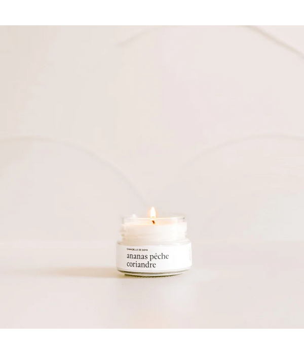 Maree Chandelles Marée Chandelles Soy Candle Pineapple Peach Cilantro, 106 ml
