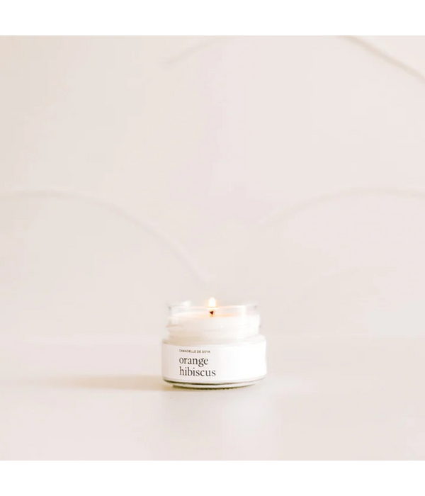 Maree Chandelles Chandelle de soja Orange Hibiscus, 106 ml de Marée Chandelles