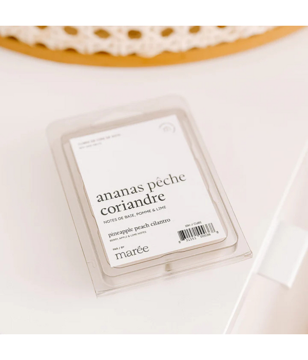 Maree Chandelles Marée Chandelles Pineapple, Peach & Cilantro Soya Wax Tablets