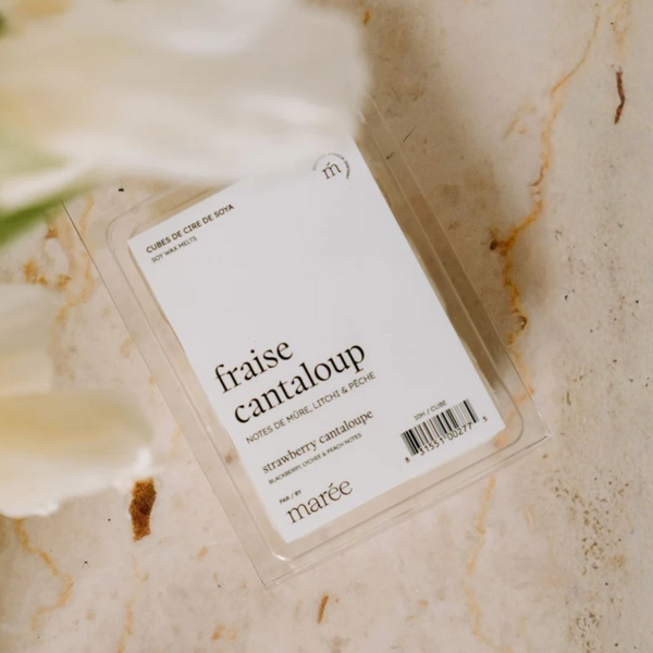 Marée Chandelles Strawberry Cantaloupe Soya Wax Tablets