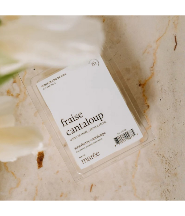Maree Chandelles Marée Chandelles Strawberry Cantaloupe Soya Wax Tablets
