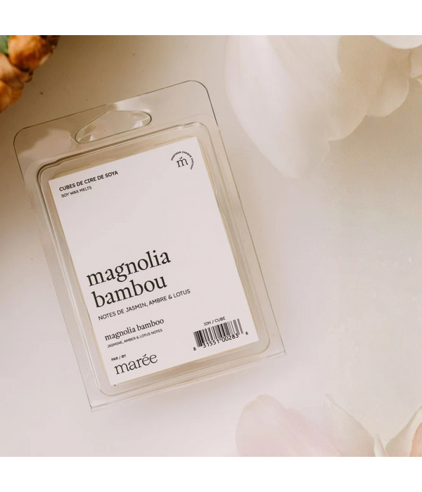 Maree Chandelles Cubes de cire de soya pour diffuseur Magnolia Bambou - Marée Chandelles