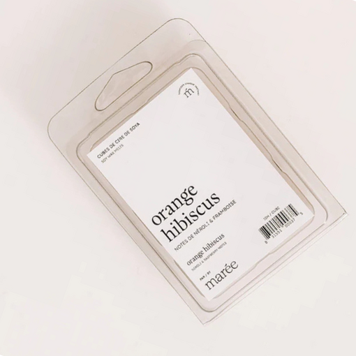Maree Chandelles Marée Chandelles Orange Hibiscus Soya Wax Tablets