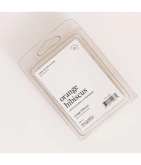 Maree Chandelles Marée Chandelles Orange Hibiscus Soya Wax Tablets
