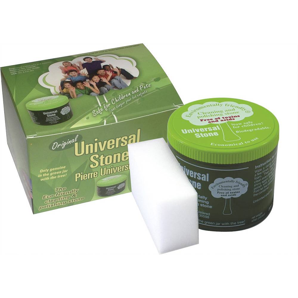 Universal Stone Multi-Surface Cleaner 500 g & Sponge, Cleans Polishes  Protects