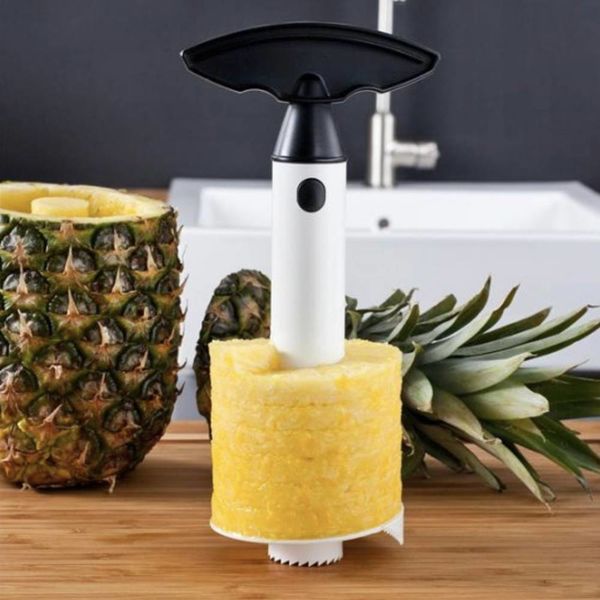 Coupe ananas en acier inoxydable avec un livre de recettes et une