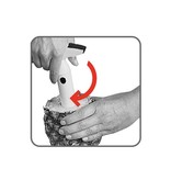 Tomorrow's Kitchen Pineapple Slicer White with Black Handle