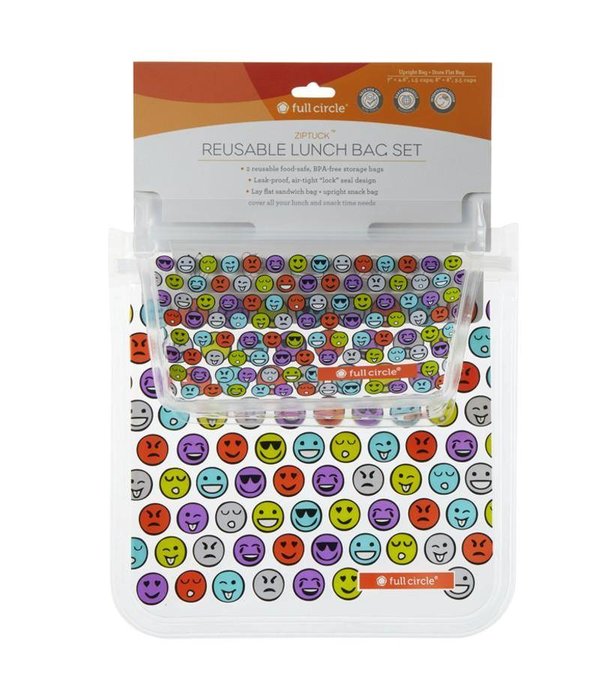 Full Circle ZIPTUCK™ Reusable Lunch Bag Set