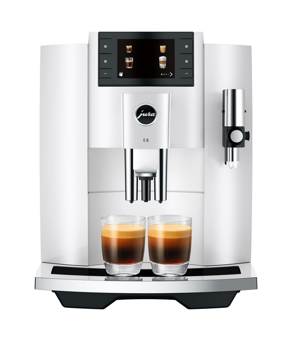 Jura Machine à café automatique E8 Blanche - Jura