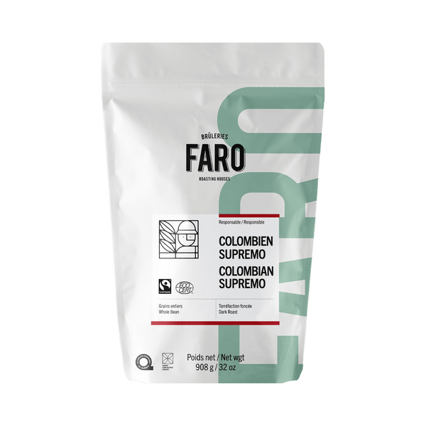 Brûlerie Faro Supremo Colombian Ground Coffee 908g