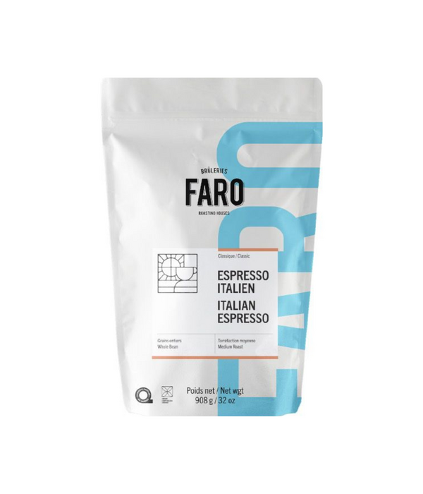 Faro Café en grains "Mélange Italien" 908g de la Brûlerie Faro